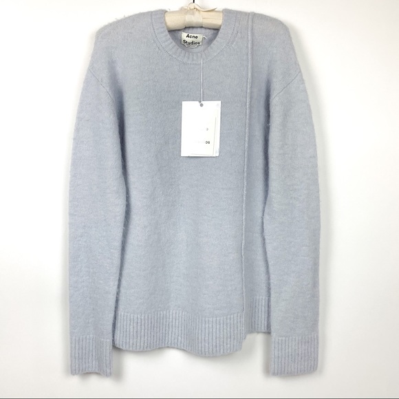 Acne Studios Alpaca Wool Blend Asymmetric Sweater - Picture 2 of 10